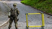 Hlavní část cvičení „Hradba 2018“ vojáků v Aktivní záloze u Krajského vojenského velitelství Liberec začala v úterý 24. dubna.
