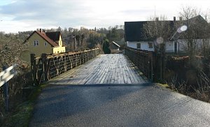Most v Radostíně je ve velmi špatném stavu.