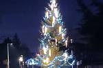 Vánoční strom ve Stráži nad Nisou