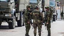 Hlavní část cvičení „Hradba 2018“ vojáků v Aktivní záloze u Krajského vojenského velitelství Liberec začala v úterý 24. dubna.