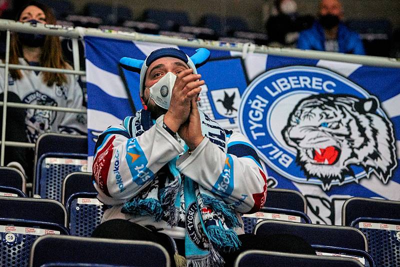 3. zápas finále Bílí Tygři Liberec – HC Oceláři Třinec