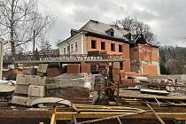 Bývalá restaurace Březová alej, stav objektu k 10. březnu 2024.