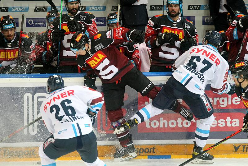 semifinále play off Tipsport extraligy HC Sparta - Bílí tygři Liberec 1:5.