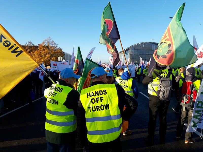 Protest v Lucemburku.