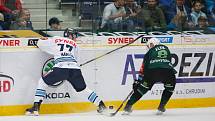 13. kolo extraligy ledního hokeje mezi HC Bílí Tygři Liberec a HC Energie Karlovy Vary