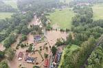 Jak vypadaly povodně na Frýdlantsku.