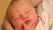 NATÁLIE JEŽKOVÁ. Narodila se 4. května v liberecké porodnici mamince Veronice Kovářové. Měřila 48 cm a vážila 3,25 kg. 