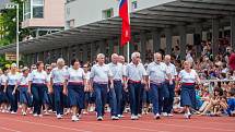 Krajský sokolský slet se konal 10. června v Turnově. Slet byl zahájen slavnostním průvodem z náměstí Českého ráje na městský stadion, kde proběhlo hromadné cvičení.