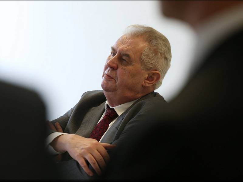 Prezident Miloš Zeman.