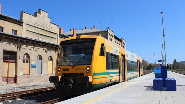Vlak Trilex na lince Liberec - Varnsdorf. Ilustrační foto