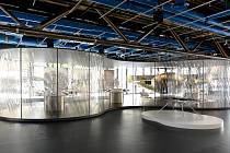 TANČICÍ PAVILON LiquidKristal na výstavě Convergence v Centre Pompidou.