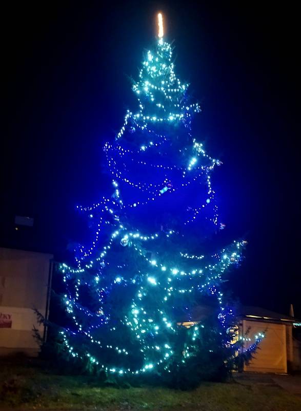 Vánoční strom v Lázních Libverda