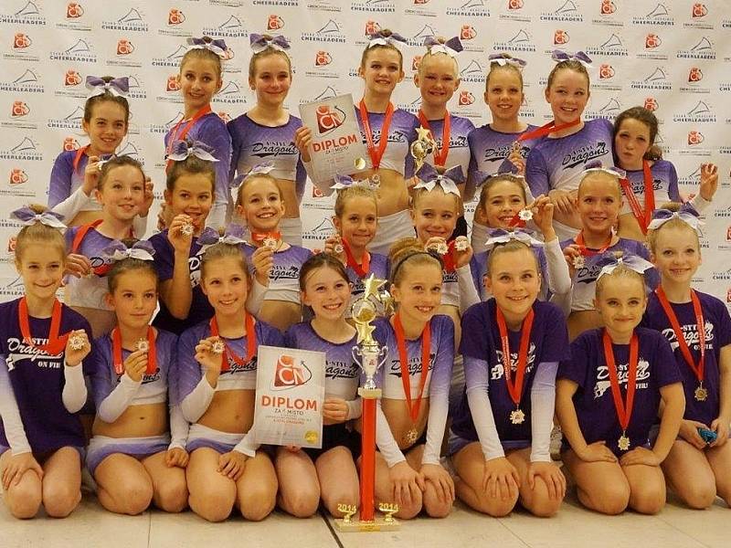 NEJLEPŠÍ V REPUBLICE. Cheerleaders A-stylu se skvělými výkony ve všech věkových kategoriích dostali do TOP 5 nejlepších týmů v České republice.  