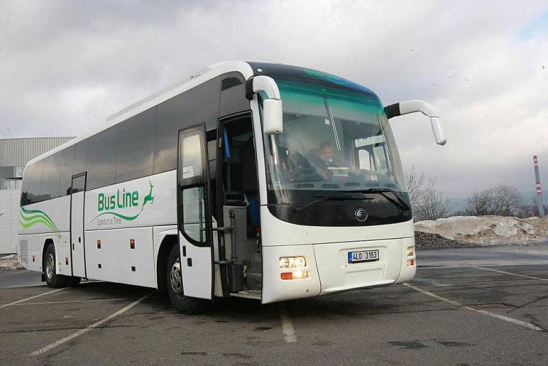 Společnost BusLine a.s. poprvé veřejně představila autobus tovární značky YUTONG, série VISION.