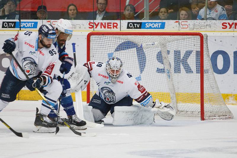 36. kolo extraligy ledního hokeje mezi Bílí Tygři Liberec a HC Kometa Brno