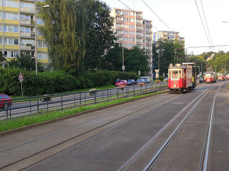 Konec metrovky v Čechách.