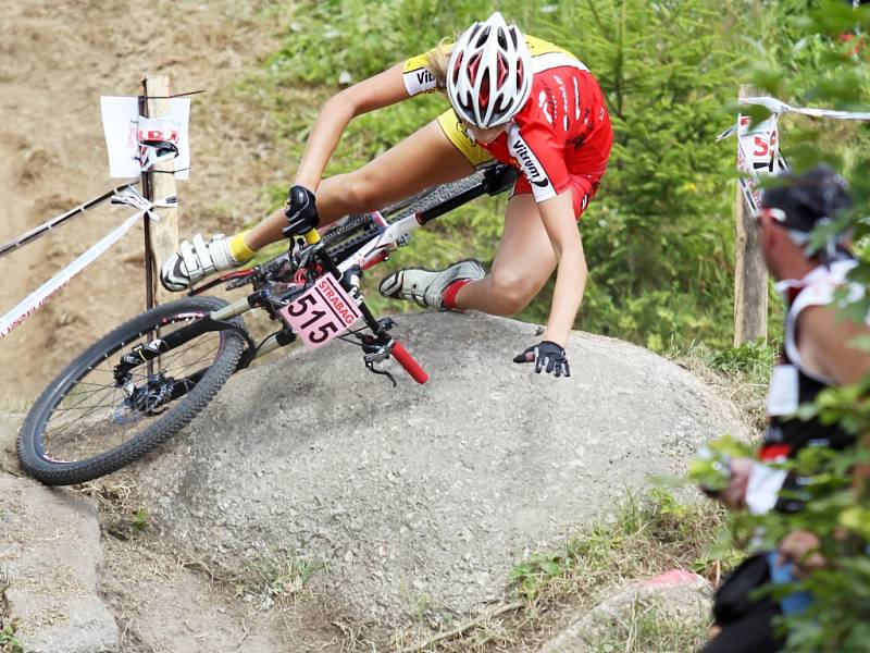 BEDŘICHOV HOSTIL BIKERY na horských kolech při jejich mistrovství republiky. 