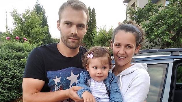 Jakub Beneš s rodinou