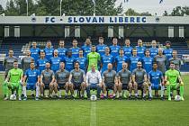 Fotografování fotbalistů prvoligového FC Slovan Liberec před sezonou,sezonu začnou doma proti Slovácku.