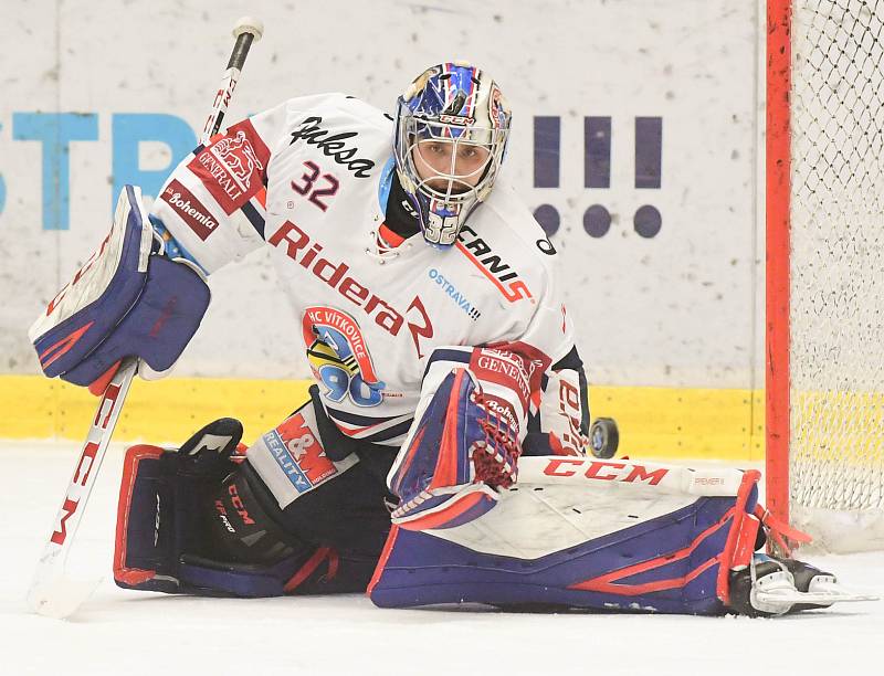 Vítkovice - Liberec 2:1 po samostatných nájezdech (38. kolo extraligy)