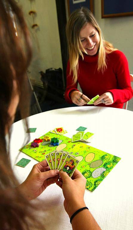 Deskové hry jsou na rozdíl od čistě počítačových společenskou záležitostí, hráči si při nich mohou povídat s kamarády. To mohli lidé zažít na sobotním Festivalu her.