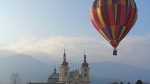 Horkovzdušný balón nad Hejnicemi