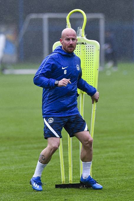 Miroslav Stoch na tréninku FC Slovan Liberec.