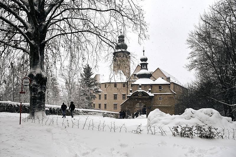 Na zámku Lemberk se natáčely scény pro připravovaný snímek Poslední aristokratka, který vzniká na základě slavného humoristického románu Evžena Bočka.