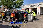 Dobrovolní hasiči soutěžili ve Frýdlantu ve vyprošťování osob z havarovaných vozů.