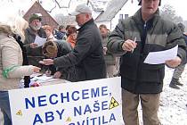 Prosincová demonstra nestačila. V sobotu 26. ledna 2008 se sejdou lidé z Podještědí znova.