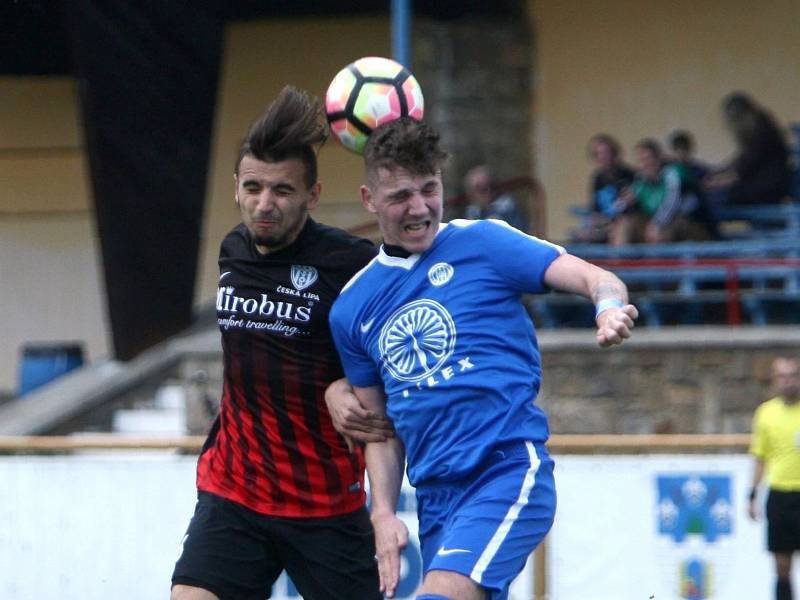 fotbal: Hrádek - Česká Lípa.