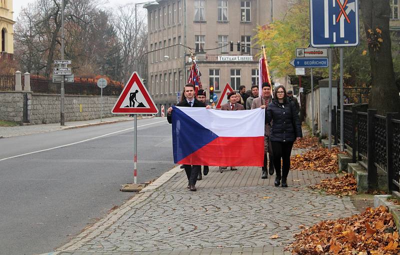 V Liberci si připomněli Den boje za svobodu a demokracii.