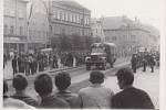 Průjezd okupačních vojsk Frýdlantem v srpnu 1968.