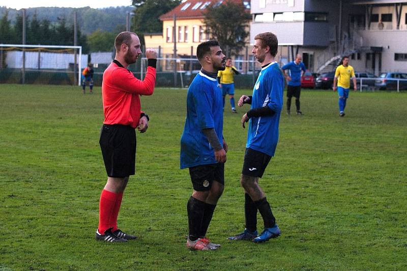 Okresní přebor: Osečná - Krásná Studánka B 5:2.