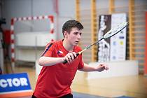 Jan Rázl z Badmintonového klubu Technické univerzity v Liberci.