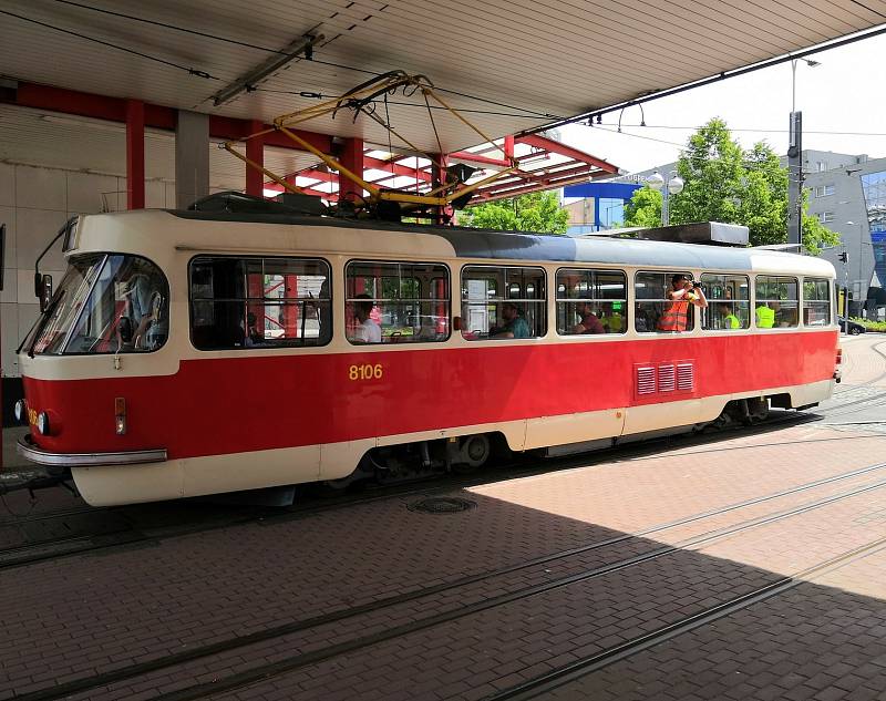 Představení německých tramvají a jízdy historických vozidel v Liberci.