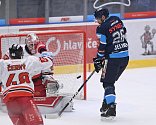 Hokejisté Liberce vyhráli v 47. kole extraligy na ledě Olomouce 3:2, upevnili si šesté místo v tabulce a na sedmé Hanáky mají náskok sedmi bodů.