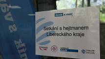 Setkání s hejtmanem Libereckého kraje proběhlo ve středu 24. dubna 2019 v Liberci.