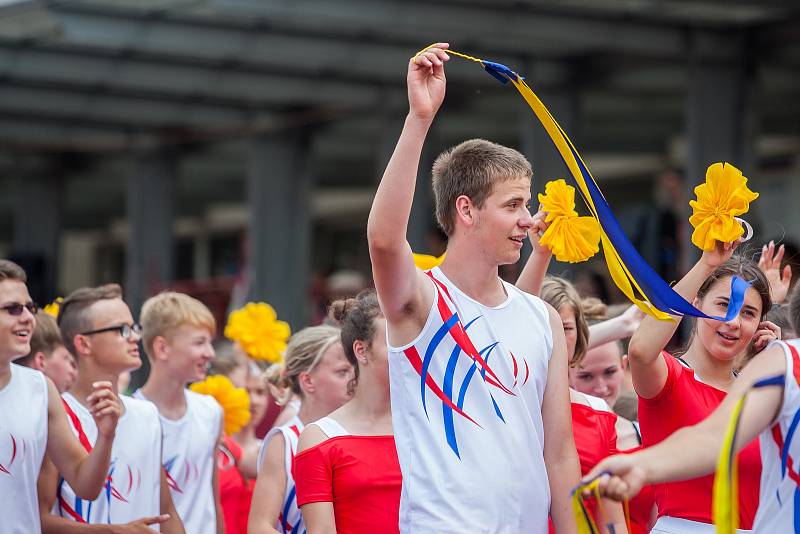 Krajský sokolský slet se konal 10. června v Turnově. Slet byl zahájen slavnostním průvodem z náměstí Českého ráje na městský stadion, kde proběhlo hromadné cvičení.