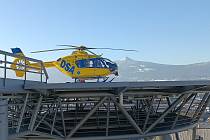 Vrtulník Kryštof letecké záchranné služby v Libereckém kraji. Ilustrační foto.