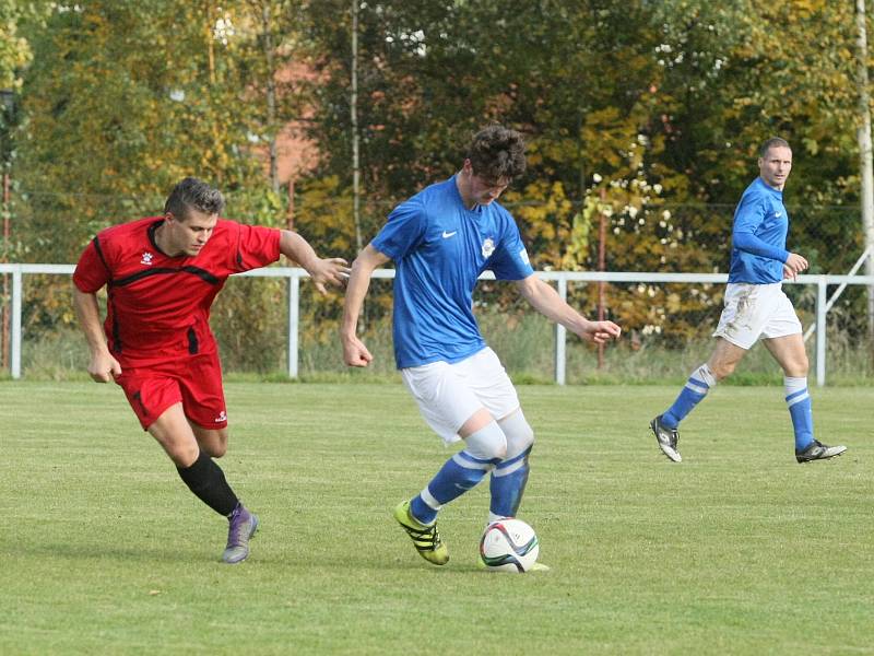 Fotbalová I. B třída: Vesec - Chrastava B 1:2