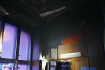 Požár sklepa v Žitavské ulici v Liberci.