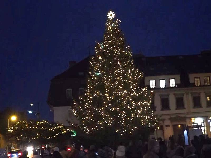 Vánoční strom v Turnově