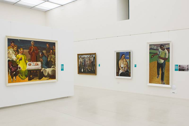 V Oblastní galerii v Liberci začala výstava slezského malíře Paula Gebauera.