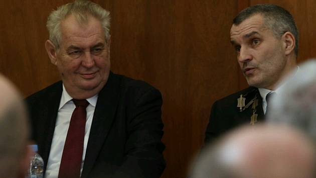 Prezident Miloš Zeman na besedě s občany města Tanvald.