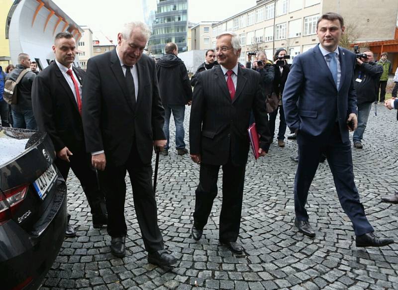 Miloš Zeman na třídenní návštěvě Libereckého kraje. 