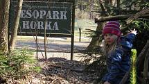 Lesopark Horka nabízí zábavu pro celou rodinu, otevřený je celý rok.