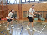 Liberečtí badmintonisté Juraj Vachálek a Miroslav Haring.