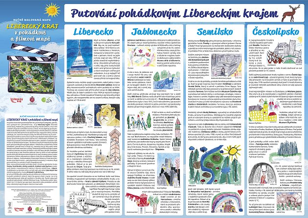 Liberecký kraj potěšil prvňáčky malovanou mapou.