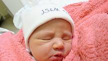 MARIE POSPÍŠILOVÁ Narodila se 18. září v liberecké porodnici mamince Haně Valachové z Višňové. Vážila 3,58 kg a měřila 49 cm.